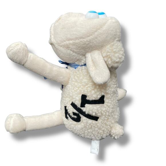 Serta Plush Comfort Sleep Number 1/2 You Sheep Out of Work Bulging Eyes Baby 7" - Picture 7 of 10